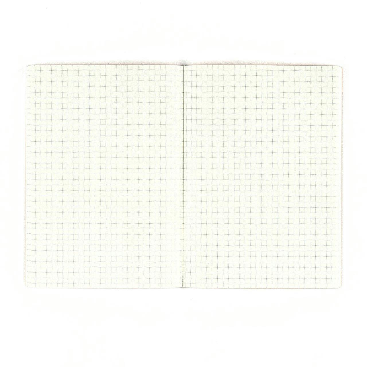 plain B5 PLUS Memo Pad Crean Note Kaite A5 5mm Grid Japan